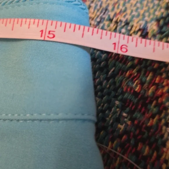 New EP Pro Women's Size 6 Golf Tennis Shorts Skirt Skort Aqua Blue Pockets Zip - Picture 6 of 11